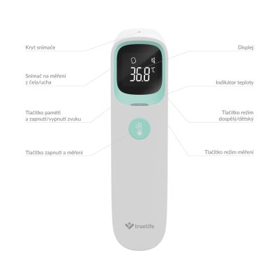 TRUELIFE Thermometer berührungslos Care Q9