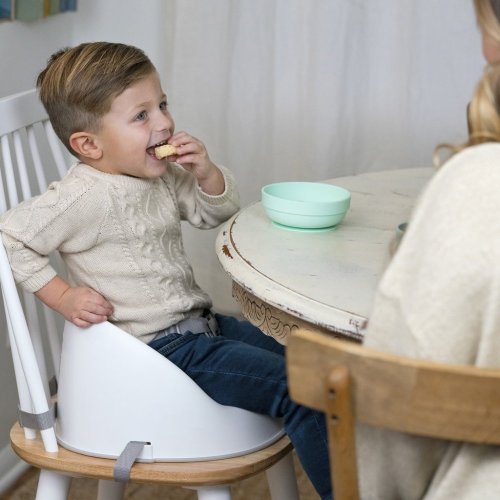 INGENUITY Coussin de chaise de salle à manger Ity Simplicity Seat Easy Clean Booster Avoine jusqu'à 15 kg