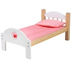 Bigjigs Toys Houten poppenbed