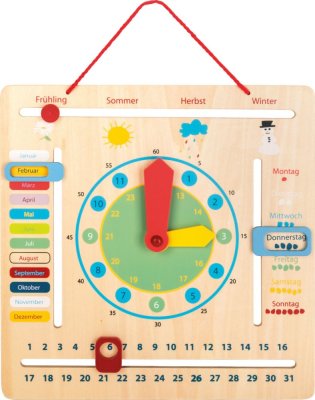small foot Edukativni kalendar sa satom njemački
