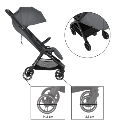 PETITE&MARS Kočárek sportovní Zip Smoky Anthracite