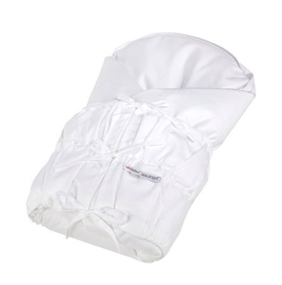 Couverture bébé à lacets dos rigide ANGEL - Outlast® - blanc