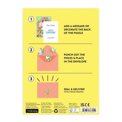 Puzzle Mudpuppy con auguri di Pasqua