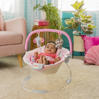 BRIGHT STARTS Vibrationswippe mit Melodie Rosy Vines™ 0m+, bis 9 kg