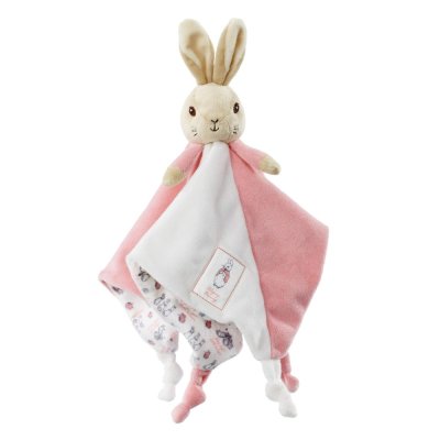 Rainbow Doudou en peluche lapin Flopsy rose