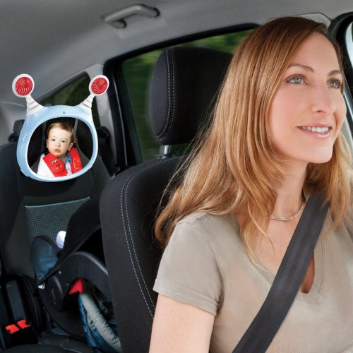 PETITE&MARS Autositz Reversal Pro i-Size 360° Midnight Grey 40-105 cm + Mirror Oly Blue 0m+