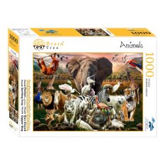 Brain Tree Puzzle Animals 1000 pieces