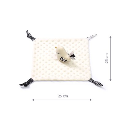 BABYONO Przytulanka z kocykiem 2w1 Little Birdie 0m+