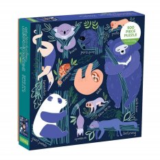 Mudpuppy Puzzle Napping in the Trees 500 pieces