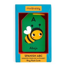 Mudpuppy ABC Carte Spagnolo-Inglese su Anello 27 pz