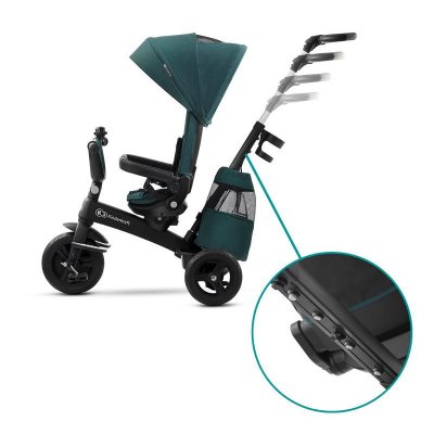 KINDERKRAFT SELECT Dreirad Easytwist Midnight Green, Premium