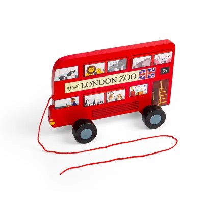Bigjigs Toys Ťahacia hračka Londýnsky autobus