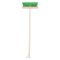 Bigjigs Toys Garden Broom with Long Handle Green