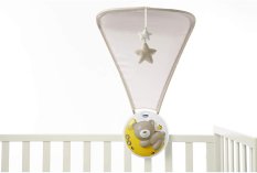 Proiector muzical CHICCO deasupra pătuțului Next2Moon 3in1 pentru toate pătuțurile, inclusiv Next2Me, neutru 0m+