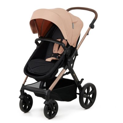 KINDERKRAFT Carrinho de Bebé Combinado Moov 2 3 em 1 Sand Beige - Rodas de Espuma