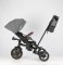 Rowerek trójkołowy QPLAY Comfo Max Grey, 7w1, wiek 10-72 miesiące