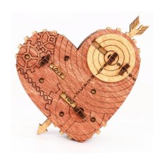 iDventure Knobelspiel Tresor Holzherz