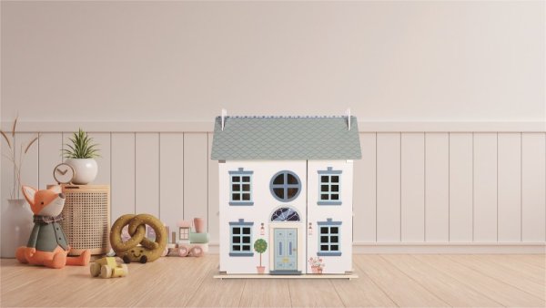 2Kids Toys Casa de muñecas gris