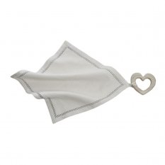 Wooden Story Mini Teether - Heart with a Hanky