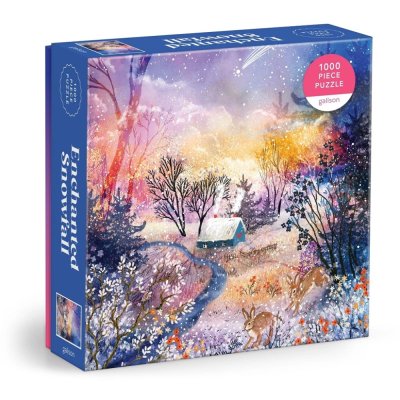 Galison Puzzle Zauberhafte Schneelandschaft 1000 Teile