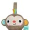 BRIGHT STARTS Spielzeug mit Melodie am C-Ring Pull, Play & Boogie™ Affe 0m+