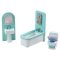 Tidlo Houten badkamermeubels turquoise