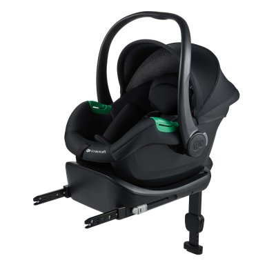 KINDERKRAFT Silla de coche Mink Pro 2 i-size (0-13 kg) y base Mink FX 2 Black