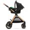 KINDERKRAFT Kombikinderwagen 3in1 Esme Pure Black