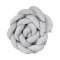 BELISIMA Kinderbettschutz Cop Velvet Grey 230x15 cm