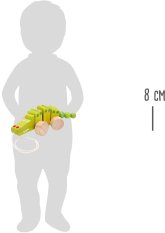 small foot Crocodile à tirer en bois