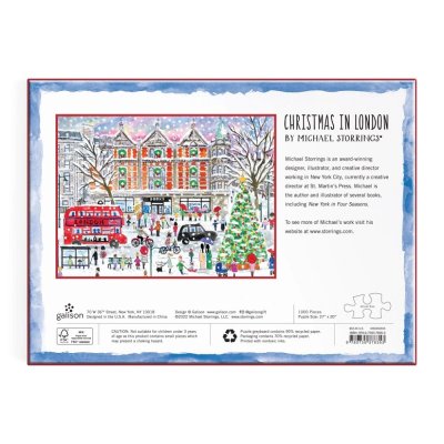 Puzzle Galison Natal em Londres 1000 peças