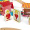 Bigjigs Rail Pista de comboio de madeira feira divertida 54 peças
