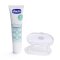 CHICCO Set gel dental calmante y cepillo de dedo con estuche 4m+