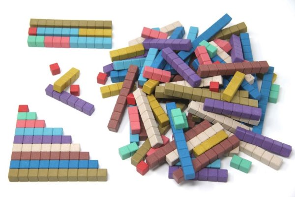 Wissner Montessori Zählstäbe 10 Farben 100 Stk