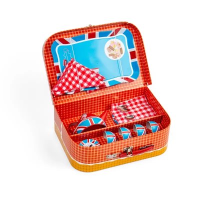 Bigjigs Toys Zestaw do herbaty w walizce Londyn