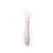 Colher de silicone BABYONO - rosa 6m+