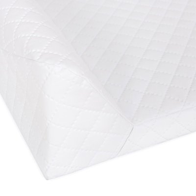 CEBA BABY Wickelauflage 2-seitig mit fester Platte (50x80) Comfort Caro weiß