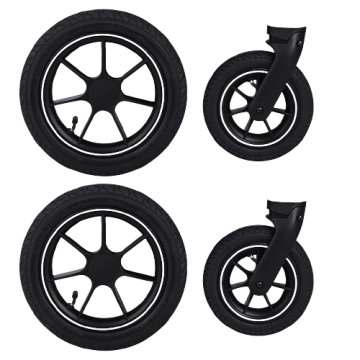 Stroller wheels - Hloubka - 10,00 cm