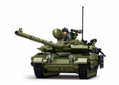 Sluban Model Bricks M38-B1377 Tank T-90M-S in 1:35 scale