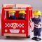 Bigjigs Toys Leseni gasilski avto