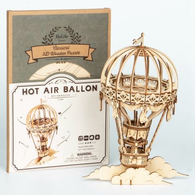 RoboTime 3D Holzpuzzle Heißluftballon