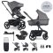 EASYWALKER SET Kinderwagen 4in1 Harvey⁵ Pebble Grey XXL RWS + CYBEX Aton B2 i-Size
