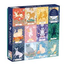 Galison Puzzle Katzen-Tierkreiszeichen 500 Teile