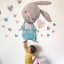 Adesivi murali per bambini - Coniglietto con cuore N.1.