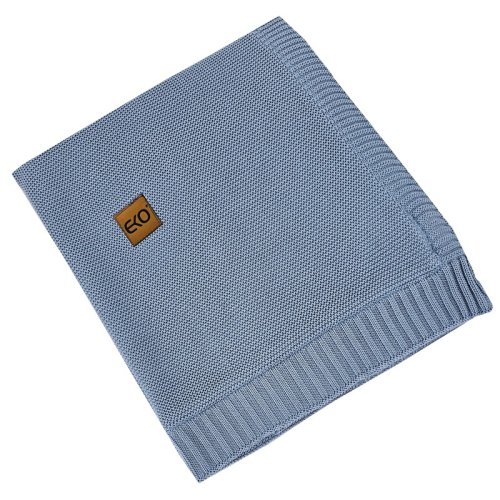 EKO Bamboo blanket with velor lining Jeans 100x80 cm