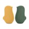 PETITE&MARS Hračky silikonové do vody Love birds Ochre Green 6m+