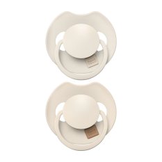 LOVI Duda silikonska dinamična Prime 6-18m 2 kosa Coconut/Ivory