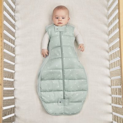 ERGOPOUCH Schlafsack Bio-Baumwolle Sheeting Salbei 2-4 Jahre, 2,5 Tog