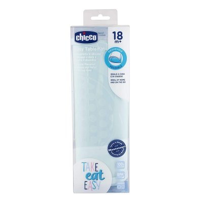 CHICCO Tovaglietta in silicone verde acqua 18m+