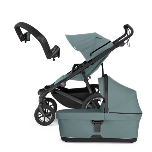 Set cărucior THULE Urban Glide cu 4 roți Mid Blue/Mid Blue M